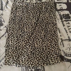 11/12 SHEIN Leopard Print Skirt